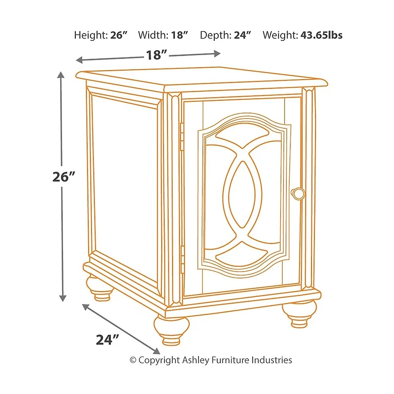 Signature Design by Ashley Realyn Chairside End Table