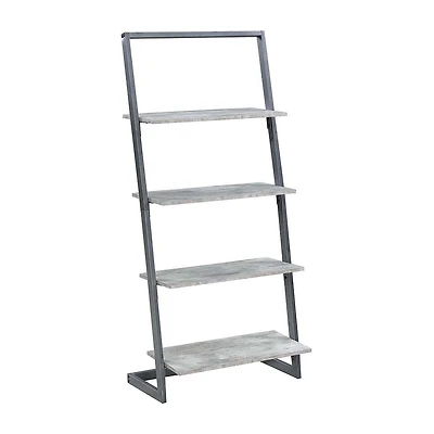 Convenience Concepts Graystone Office And Library Collection 4-Shelf Bookcase