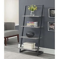 Convenience Concepts Graystone Office And Library Collection 4-Shelf Bookcase