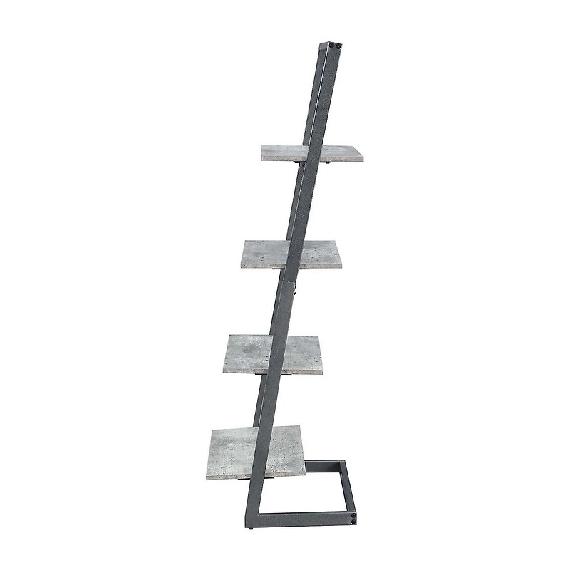 Convenience Concepts Graystone Office And Library Collection 4-Shelf Bookcase