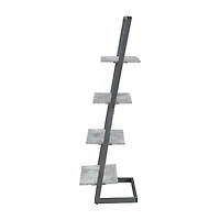 Convenience Concepts Graystone Office And Library Collection 4-Shelf Bookcase