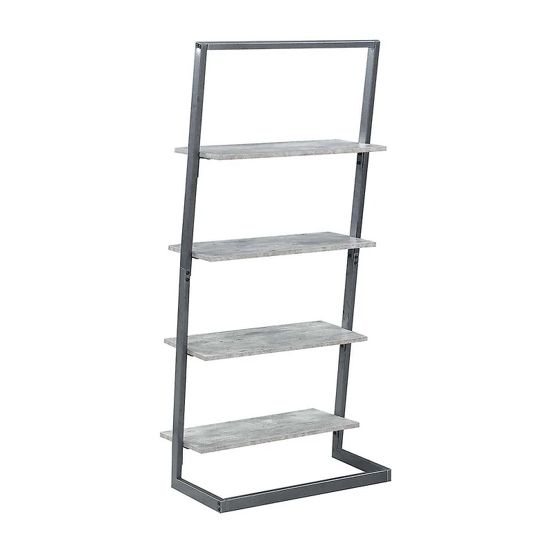 Convenience Concepts Graystone Office And Library Collection 4-Shelf Bookcase