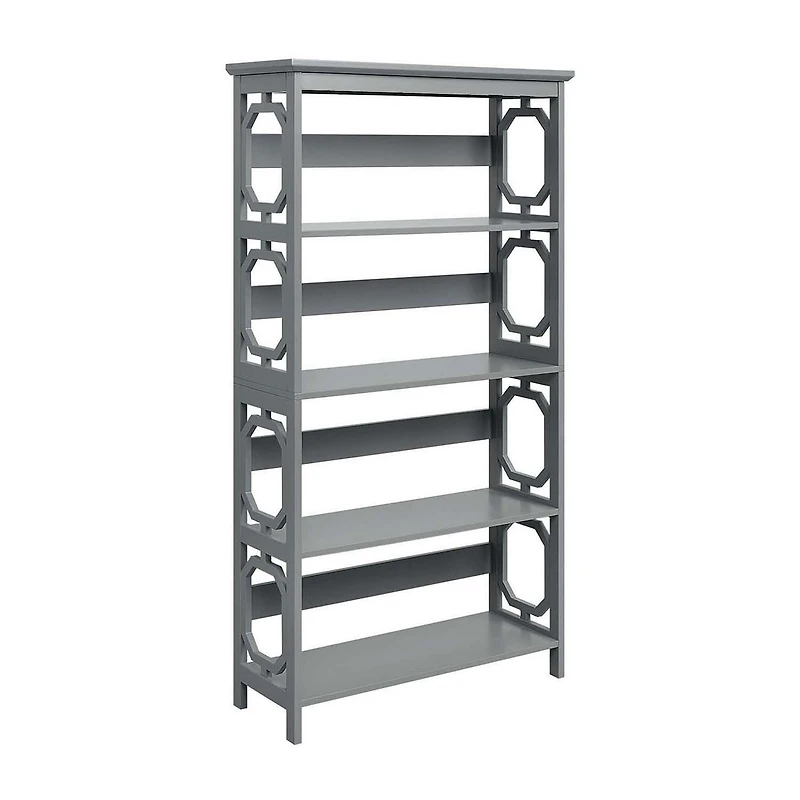 Convenience Concepts Omega Office + Library Collection 5-Shelf Bookcase