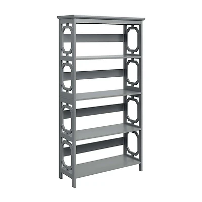 Convenience Concepts Omega Office + Library Collection 5-Shelf Bookcase