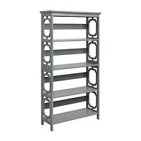 Convenience Concepts Omega Office + Library Collection 5-Shelf Bookcase