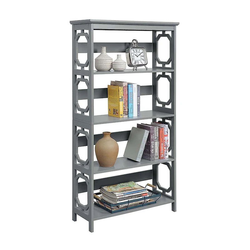 Convenience Concepts Omega Office + Library Collection 5-Shelf Bookcase