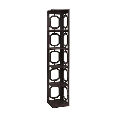Convenience Concepts Omega Office And Library Collection 5-Shelf Bookcase