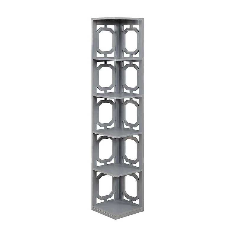 Convenience Concepts Omega Office And Library Collection 5-Shelf Bookcase