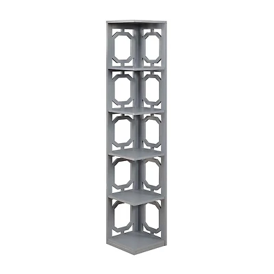 Convenience Concepts Omega Office And Library Collection 5-Shelf Bookcase