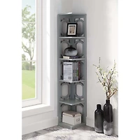 Convenience Concepts Omega Office And Library Collection 5-Shelf Bookcase