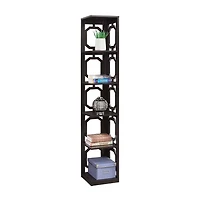 Convenience Concepts Omega Office And Library Collection 5-Shelf Bookcase