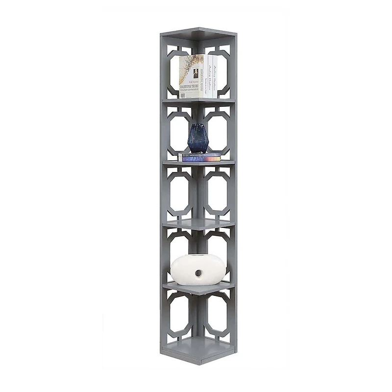 Convenience Concepts Omega Office And Library Collection 5-Shelf Bookcase