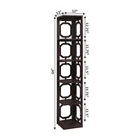 Convenience Concepts Omega Office And Library Collection 5-Shelf Bookcase