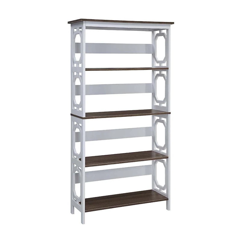 Convenience Concepts Omega Office + Library Collection 5-Shelf Bookcase