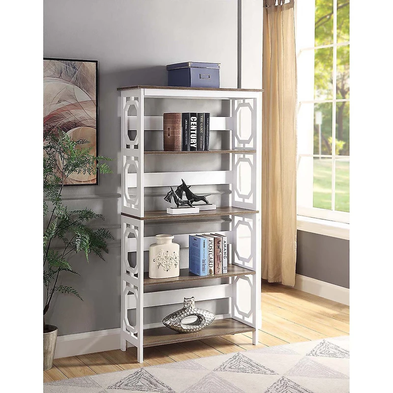Convenience Concepts Omega Office + Library Collection 5-Shelf Bookcase