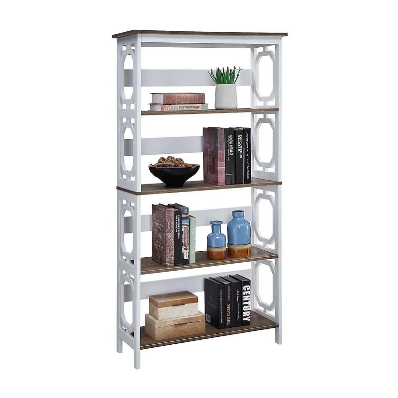 Convenience Concepts Omega Office + Library Collection 5-Shelf Bookcase