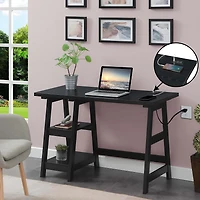 Convenience Concepts Designs2go Office And Library Collection Writing Desk