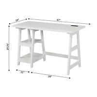 Convenience Concepts Designs2go Office And Library Collection Writing Desk