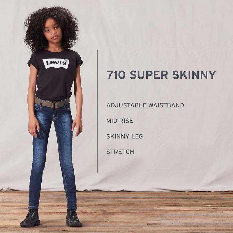 Levi's® Big Kid Girls 710™ Skinny Fit Denim Jean