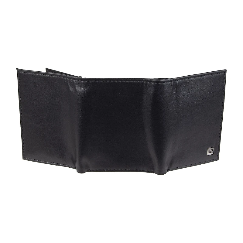 J. Ferrar Mens Extra Capacity Rfid Blocking Trifold Wallet