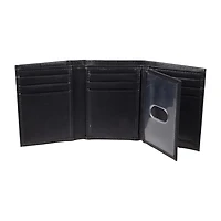 J. Ferrar Mens Extra Capacity Rfid Blocking Trifold Wallet