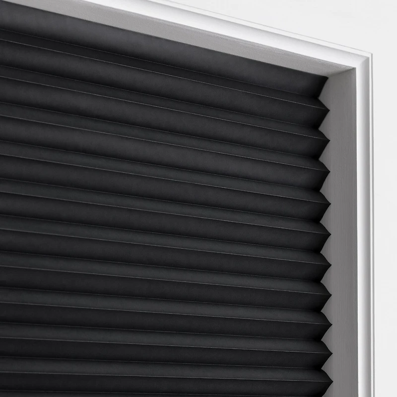 Eclipse 2pk Paper Cordless Blackout Pleated Shade