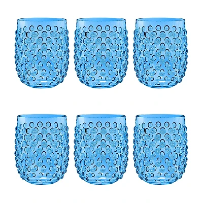 ABODE HOMEWARES Hobnail 6-pc. Drinkware Set