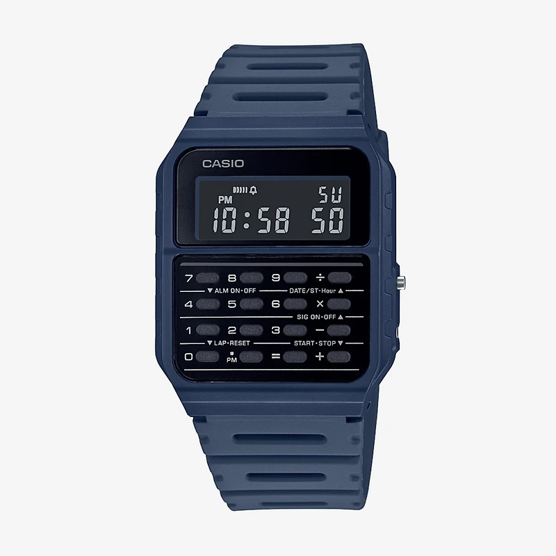 Casio Mens Multi-Function Digital Blue Strap Watch Ca53wf-2b