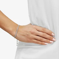 1 CT. T.W.  Diamond Bolo Bracelet in 10K White Gold