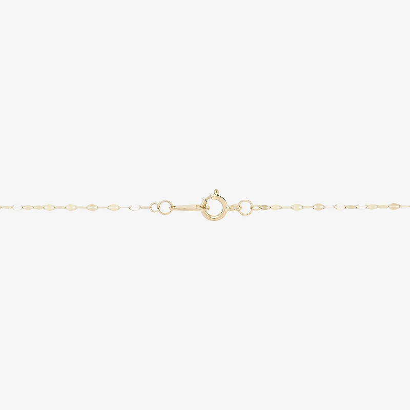 Gold Addiction Lariat Style Womens 14K Gold 18 Inch Y Necklace