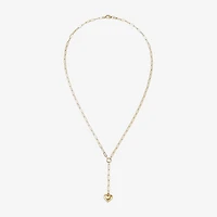 Gold Addiction Lariat Style Womens 10K Gold 18 Inch Y Necklace