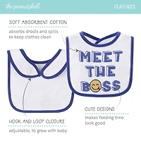 The Peanutshell Oh Boy! Boys 10-pc. Bib