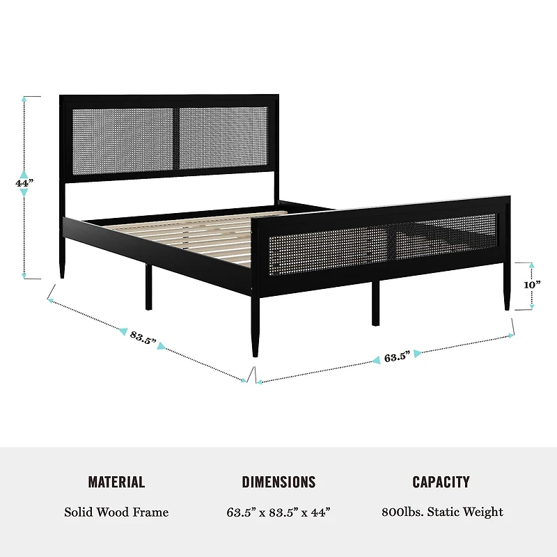 Martha Stewart Jax Platform Bed