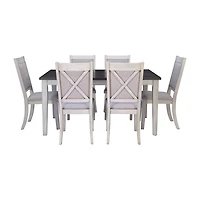 Linon Berisha 7-pc. Rectangular Dining Set