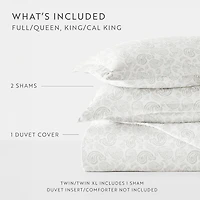 Casual Comfort Premium Ultra Soft 3-pc. Coarse Paisley Print Duvet Cover Set