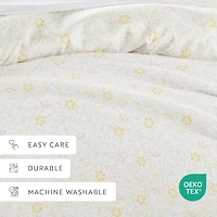 Casual Comfort Premium Ultra Soft Spring Vines Print Duvet Cover Set