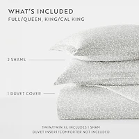 Casual Comfort Premium Ultra Soft 3-pc. Vine Trellis Print Duvet Cover Set