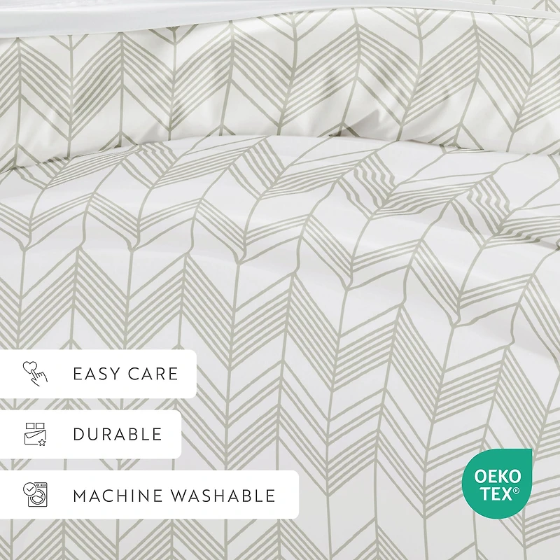 Casual Comfort Ultra Soft Alps Chevron Duvet Set