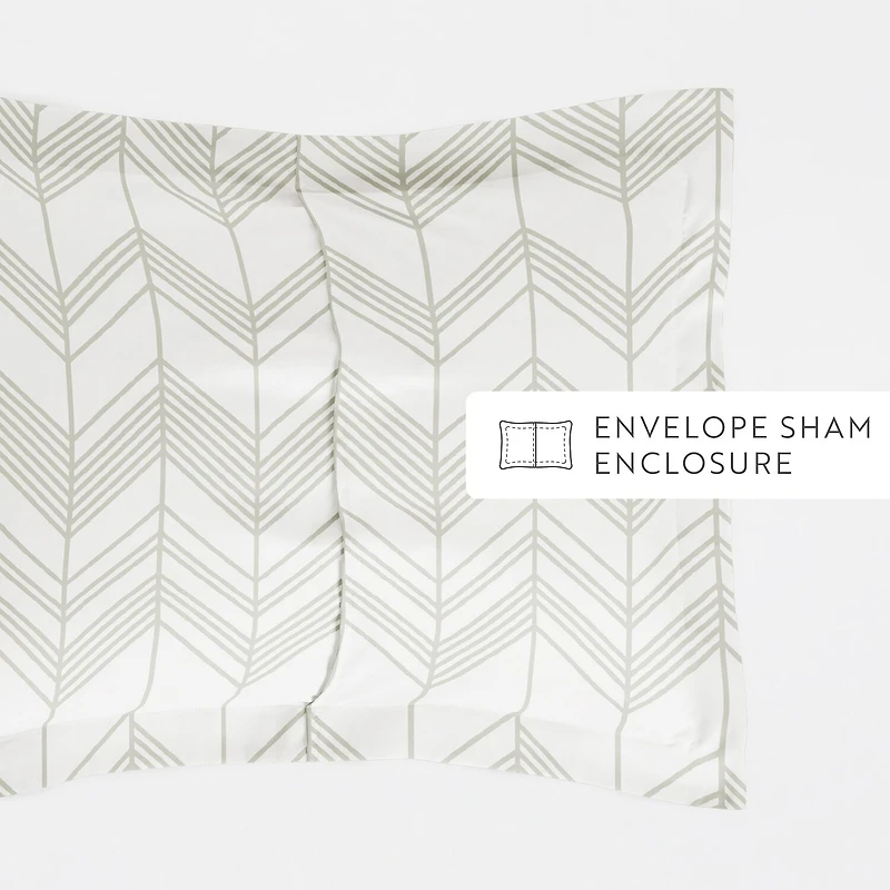 Casual Comfort Ultra Soft Alps Chevron Duvet Set