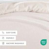 Casual Comfort Premium Ultra Soft Classic Pink Pattern Duvet Cover Set