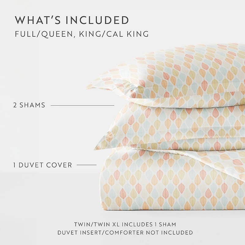 Casual Comfort Premium Ultra Soft Fall Foliage Duvet Cover Set