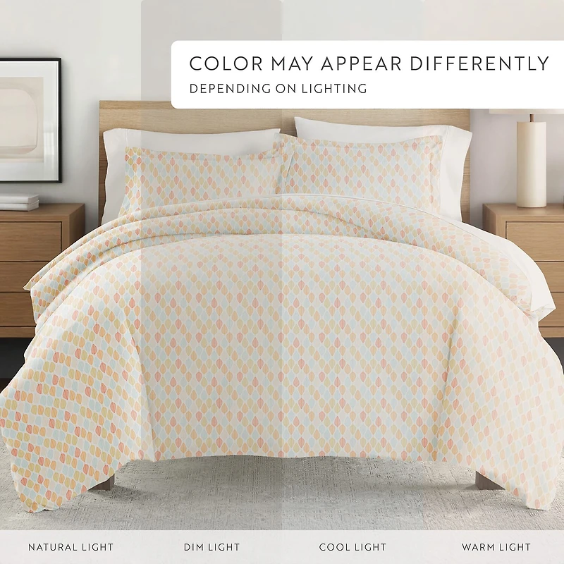Casual Comfort Premium Ultra Soft Fall Foliage Duvet Cover Set