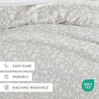 Casual Comfort Premium Ultra Soft Rose Gray Duvet Cover Set