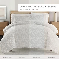 Casual Comfort Premium Ultra Soft Rose Gray Duvet Cover Set