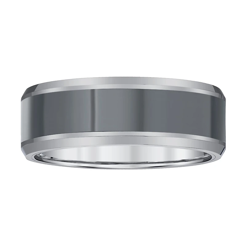 Mens 8MM Tungsten Wedding Band