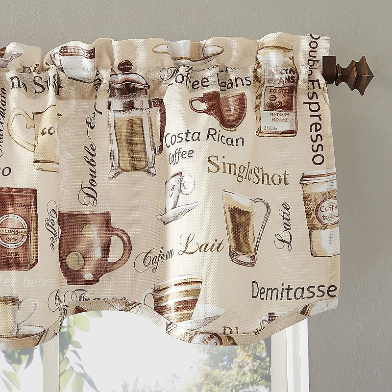 No 918 Berkley Kitchen Rod Pocket Scallop Valance