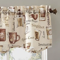 No 918 Berkley Kitchen Rod Pocket Scallop Valance