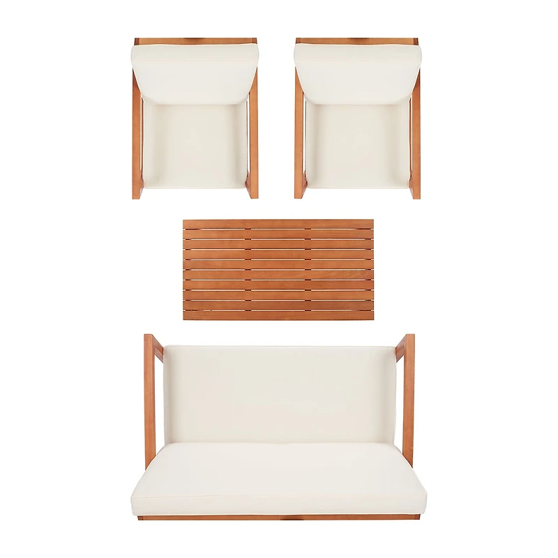 Safavieh Larence Patio Collection 4-pc. Conversation Set