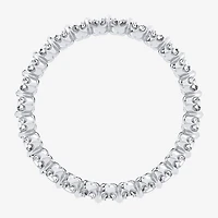 (H-I / Si1-Si2) Womens 1 CT. T.W. Lab Grown White Diamond 10K Gold Eternity Wedding Band