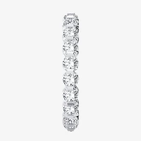 (H-I / Si1-Si2) Womens 2.5MM 2 CT. T.W. Lab Grown White Diamond 10K Gold Eternity Wedding Band